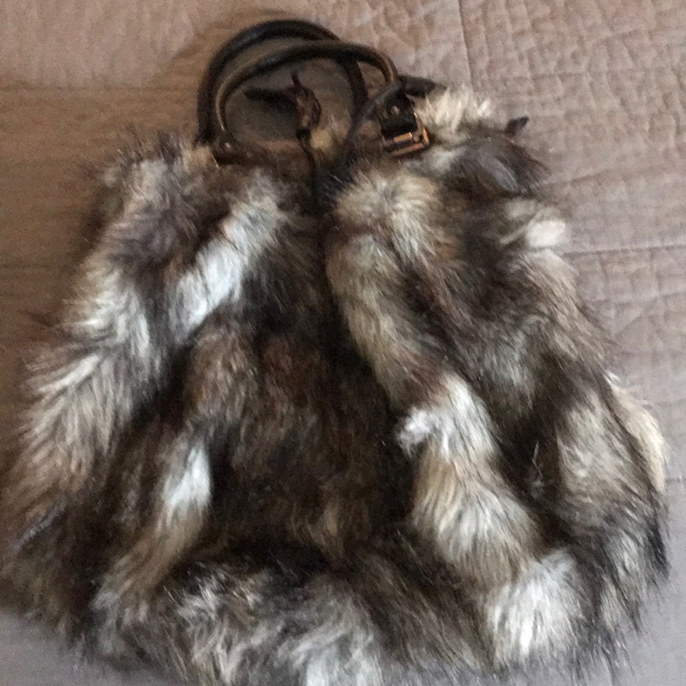 A pretty fur purse